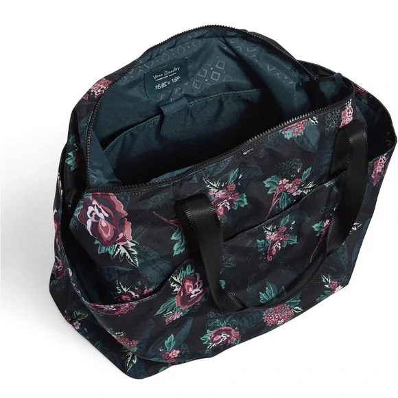 Vera Bradley ReActive Travel Tote in Rose Foliage - Picture 3 of 6